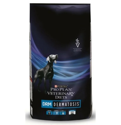 Purina Pro Plan Veterinary Diets DRM Dermatosis сухой корм для собак при дерматозах и аллергии 1,5 кг. 